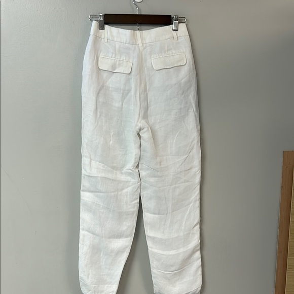 J. Crew White Tapered Trousers - Picture 3 of 4